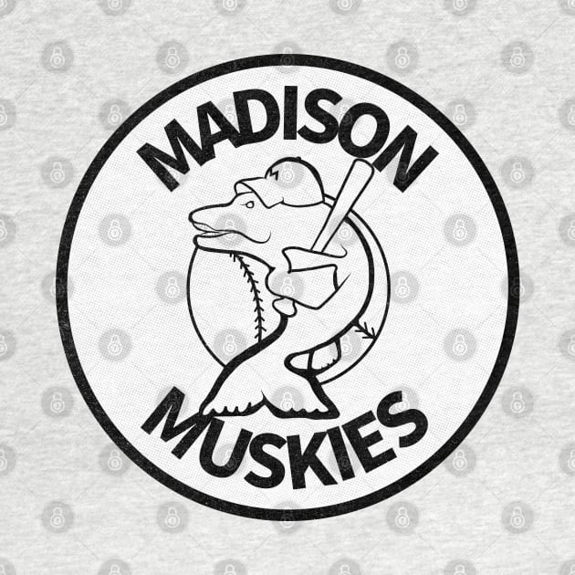 Defunct Madison Muskies Minor League Baseball 1983 by LocalZonly